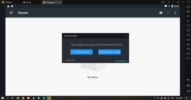 Poster les images sur Instagram sur PC